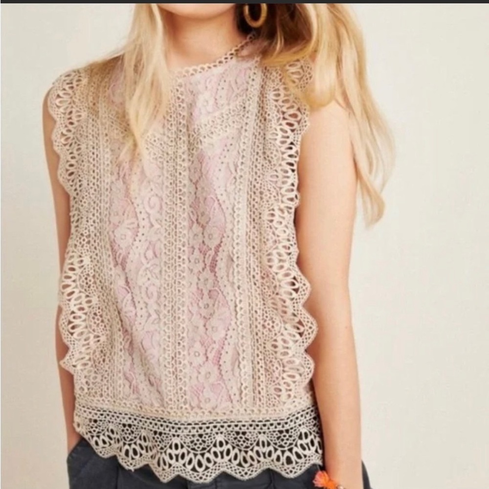 Anthropologie Eri All Lace NWT XS